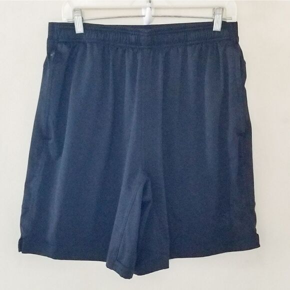 Adidas black athletic shorts size large - Picture 1 of 5